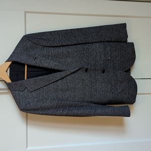 Blazer Club Monaco size 36 blue and white speckled